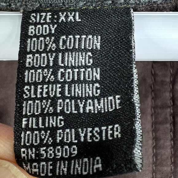 Aigle Brown XXL Duck Canvas Chore Jacket Barn Workwear Ranch Hiking Trekking - Picture 14 of 16